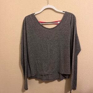 Live Love Dream Aeropostale Charcoal Long Sleeve Women's t-shirt